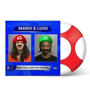 Babytron & Certified Trapper - Mario & Luigi (Picture Disc Vinyl LP) BRAND NEW - Picture 1 of 2