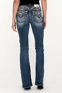 NWOT Miss Me Women's Jeans "LIVELY STYLE BOOTCUT JEANS" M3590B-K1072 - Picture 1 of 6