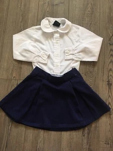 Girls School Uniform 2 Piece Set Outfit Lot Size 5 French Toast ~ Gymboree - Picture 1 of 5