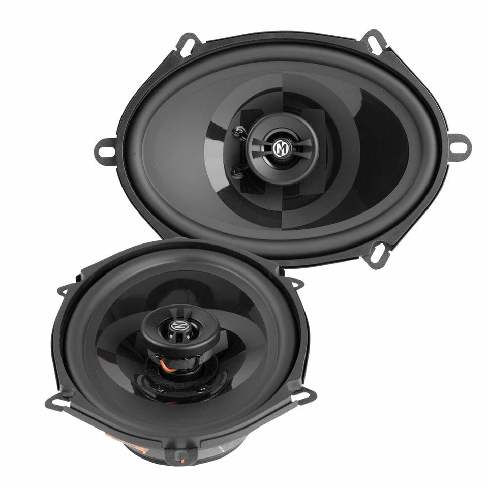 Memphis Audio PRX57 5x7" 2-Way Coaxial Car Audio Speakers with Pivot Tweeter