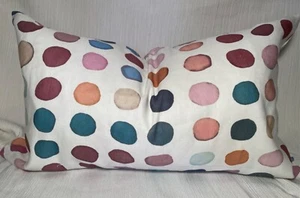 14”x22” GROUNDWORKS Lee Jofa TWISTER PRINT Petal Teal Fabric Custom PILLOW COVER - Picture 1 of 19