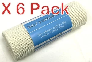 6er-Pack Rainforest Anti-Rutsch Regal & Schubladeneinsatz, 12 Zoll x 20 Fuß Weiß - Bild 1 von 1