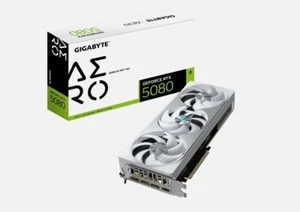 GIGABYTE GeForce RTX 5080 AERO OC 16GB GDDR6X Graphics Card - Picture 1 of 2