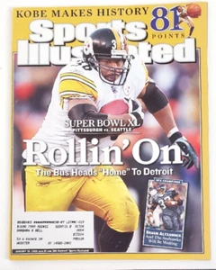 Sports Illustrated 3 de enero 2006 Vol 10 No 4 Super Bowl XL Pittsburgh vs. Seattle - Imagen 1 de 11