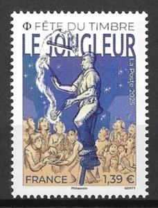 Frankreich Mi.Nr. 9047** (2025) postfrisch/Tag der Briefmarke: Zirkusartistik - Picture 1 of 1