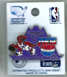 Toronto Raptors NBA basketball pin - Opening Night 1995 vs New Jersey Nets - Picture 1 of 1
