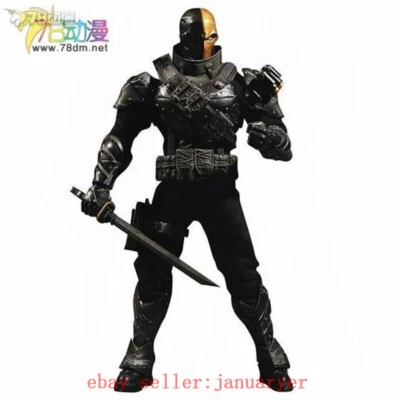 Figura de acción Perfect Mezco Toyz 1/12 DC Comics Deathstroke (edición sigilosa) Foto 1 de 3