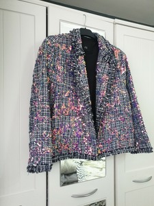 RIVER ISLAND SEQUIN JACKET SIZE 18 BNWOT