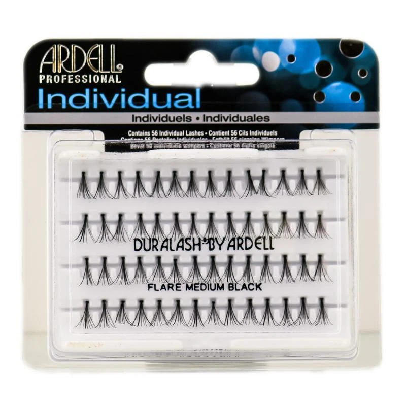 Ardell Naturals Short Black Knot Free Individual Flared Faux Eyelashes