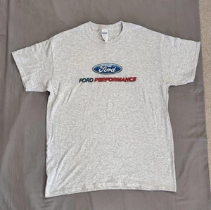 Ford Performance Ford Logo Men’s Gray T Shirt Size Large - Picture 1 of 6