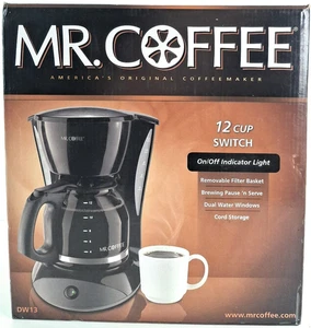 Mr. Coffee Switch 12 Cup Coffee Maker DW 13 Sealed - Picture 1 of 8