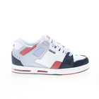 Globe Sabre GBSABR Mens White Leather Lace Up Skate Inspired Sneakers Shoes