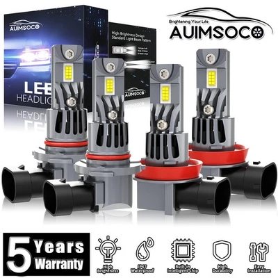 For Chevrolet Avalanche 2007-2013 Crew Cab Pickup 4-Door LED Headlight Bulbs 4x - Image 1 of 4