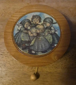 Antique Reuge Edle Music Box, M I Hummel Picture Dr. Zhivago Lara's Theme  - Picture 1 of 5