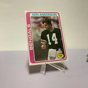 🏈 1978 Topps KEN ANDERSON 205 Bengals * Carta Calcio * Croccante - Foto 1 di 2