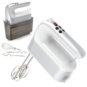 9-Speed Digital Hand Mixer Electric, 400W Powerful DC Motor, Baking Mixer Han... - Picture 1 of 7