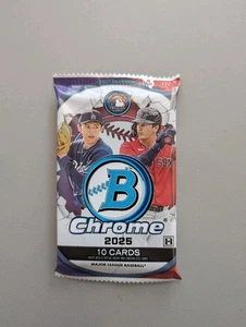 New 2025 Bowman Chrome Baseball Hobby Pack - FREE SHIPPING - Picture 1 of 1