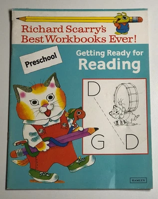 Richard Scarry's Best Workbooks Ever! Getting Ready For Reading Book 1989 - Image 1 of 4