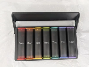 Wöchentlicher Pillen-Organizer 2 mal täglich, KOVIUU große Reise-Pillendose 7 Tage - Bild 1 von 10