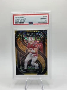 Drake Maye 2024 Select Gold Disco: PSA 10: 10/10: CASE HIT RC - Picture 1 of 4