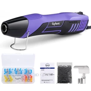Heat Gun with 100Pcs Solder Seal Wire Connectors & 200Pcs Heat Shrink Tubing,... - Picture 1 of 7