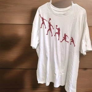 Camiseta Michael Jordan Para Hombres Arte de la Dunk Logo Jumpman Talla 3XL Blanca Roja - Imagen 1 de 6
