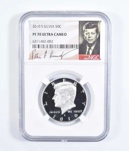 2010-S SILVER Kennedy Half Dollar PF70 UCam - NGC Special Label *8293 - Picture 1 of 5