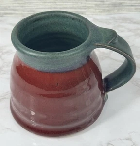 Micheal Smith Large Barrel Mug Kansas City Missouri Studio ART Signed Pottery - Picture 1 of 14