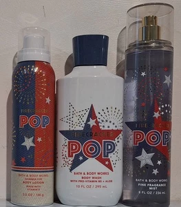 Bath & Body Works Firecracker Pop Body Lotion, Wash & Mist 3pc Gift Set - Picture 1 of 1