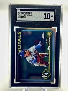 2024 Topps Chrome Bobby Witt Jr. Refractor #120 Royals SGC 10 - Picture 1 of 2