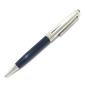 Montblanc Meisterstic Ballpoint Pen Black Ink Silver Twist - Picture 1 of 6