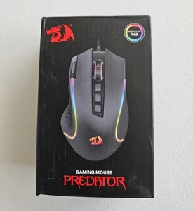 Redragon M612 Predator RGB Gaming Mouse, 8000 DPI Wired Optical Mouse - NEW - Picture 1 of 6
