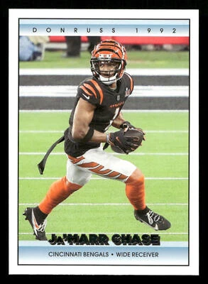 2022 Donruss Retro 1992 Ja'Marr Chase #24 Cincinnati Bengals - Image 1 of 2