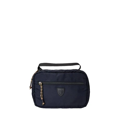 POLO RALPH LAUREN Men's Canvas Hanging Travel Toiletry Case Navy/ Black Logo $90 - Image 1 of 2