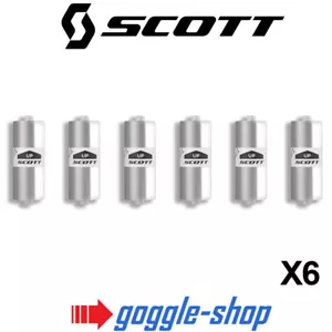SCOTT WORKS 50MM ROLL OFF FILM REFILLS X6 fits prospect fury motocross goggles - Picture 1 of 1