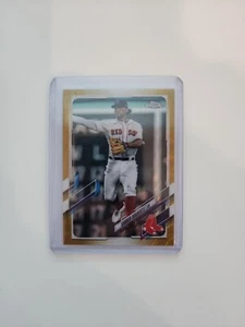 2021 Topps cromado onda dorada refractor 12/50 radiocontrol (Xander Bogaerts #162) Medias Rojas - Imagen 1 de 3