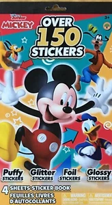 Disney Junior Mickey über 150 Aufkleber neu geschwollen Glitzerfolie glänzend 2021 - Bild 1 von 1