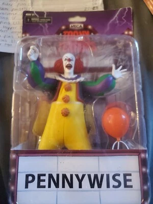 TOONY TERRORS PENNYWISE CLOWN 6" VINYL ACTION FIGURE WITH BALLOON - Image 1 of 4