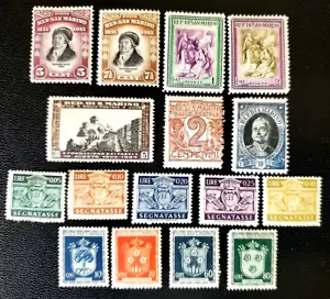 16 San Marino Briefmarken - Lot#36G - Bild 1 von 1