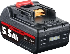 VANTTECH BL1860B 18V 5.5Ah Li-ion Battery Replacement BL1860B BL1850B BoxXX - Picture 1 of 2