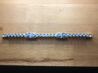 Druseidt 10528 Nullschiene MS  2 x 25 mm2 Schelle auf 18 x 10mm2 63 Amp - Bild 1 von 3