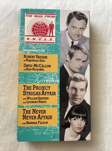 The Man From U.N.C.L.E. The Project Strigas Affair The Never Never Affair VHS - Foto 1 di 6