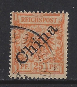 Alemania 1898 oficinas en China 25 Pf. temprano con op 45° usado $149.00 - Imagen 1 de 1