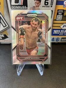 2023 UFC Prizm Plata Peso Welter Jorge Masvidal 189 - Imagen 1 de 2