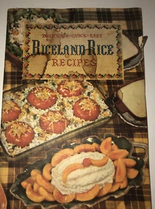 1952 RICELAND RICE COOK BOOK Cooperative Farmers' Association RECIPES - Imagen 1 de 2
