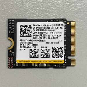 Samsung PM9C1a 512GB M.2 2230 PCIe NVMe SSD MZ-9L8512C MZ9L8512HDLU-00BD1 0KWVP3 - Picture 1 of 11
