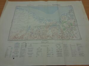 WW2 (1941) German AFRIKA KORPS Map entitled "ZARZIS" (Tunisia)