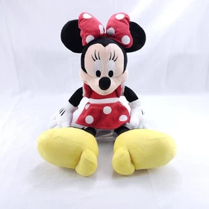 Walt Disney Parks Minnie Mouse Red Polka Dot Dress Plush Toy! Stuffed Animal! - Picture 1 of 6