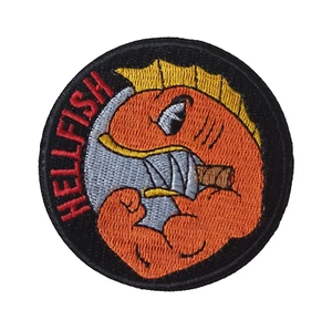 Patch écusson Hellfish  the Simpsons 7,5 cm thermocollant - Imagen 1 de 1