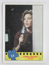 1990 Topps Teenage Mutant Ninja Turtles Movie # 13 Crime Crazed City